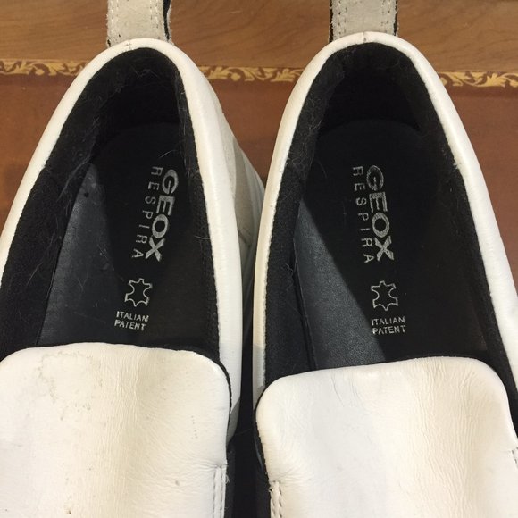 GEOX LEATHER LOAFER SHOES SIZE 10 - Picture 4 of 9